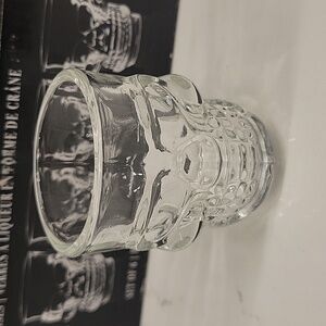 Glass Skull Shot Glasses Set Of 6
